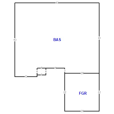 Building layout (traversing data) of this property