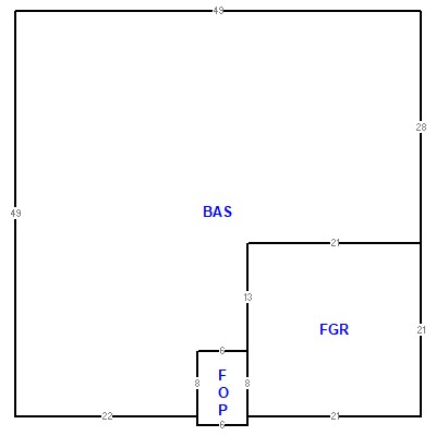 Building layout (traversing data) of this property