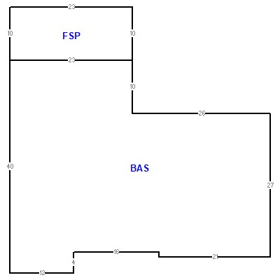 Building layout (traversing data) of this property