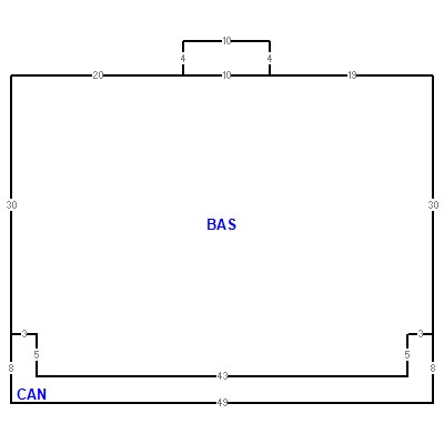 Building layout (traversing data) of this property