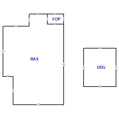 Building layout (traversing data) of this property