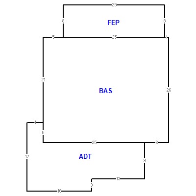 Building layout (traversing data) of this property