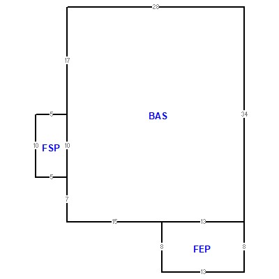 Building layout (traversing data) of this property