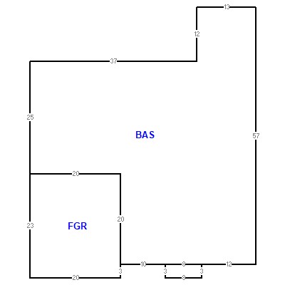 Building layout (traversing data) of this property
