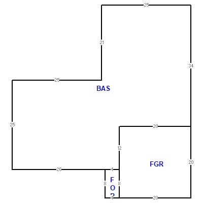 Building layout (traversing data) of this property