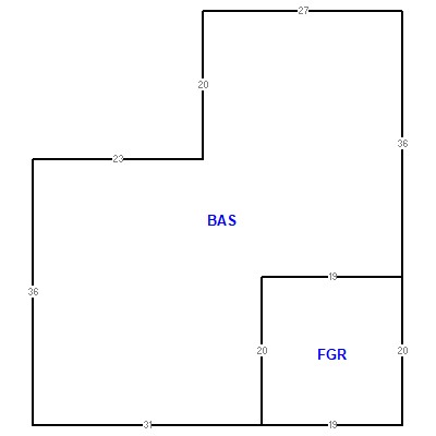 Building layout (traversing data) of this property