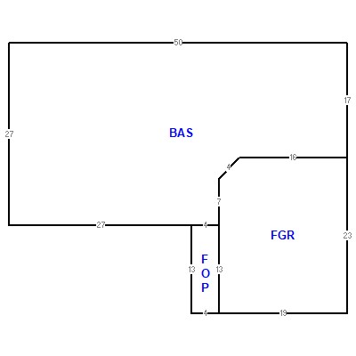 Building layout (traversing data) of this property