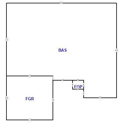 Building layout (traversing data) of this property