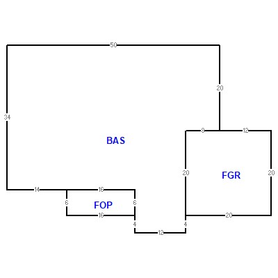 Building layout (traversing data) of this property