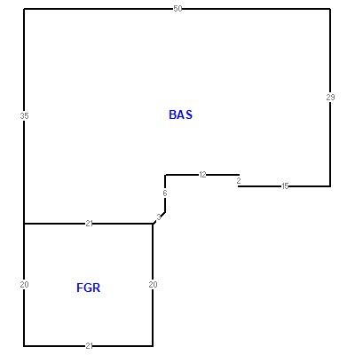 Building layout (traversing data) of this property
