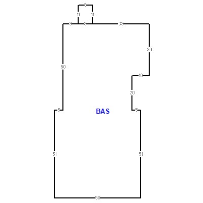 Building layout (traversing data) of this property