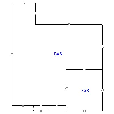 Building layout (traversing data) of this property