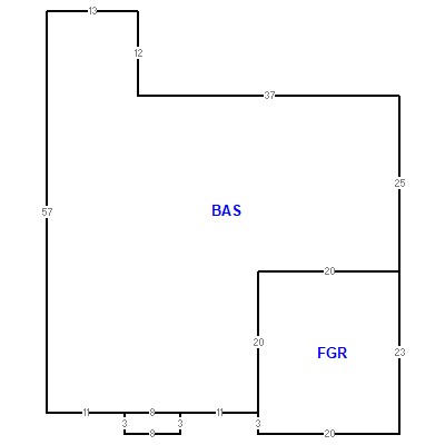 Building layout (traversing data) of this property