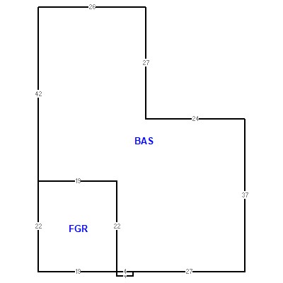 Building layout (traversing data) of this property
