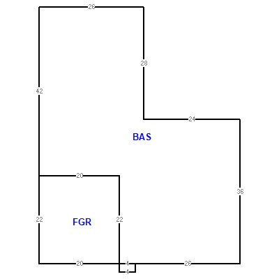 Building layout (traversing data) of this property