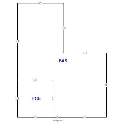 Building layout (traversing data) of this property