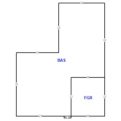 Building layout (traversing data) of this property