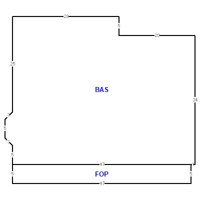Building layout (traversing data) of this property