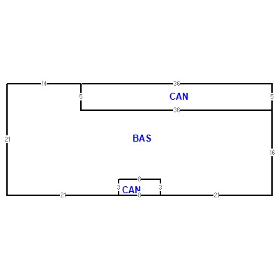 Building layout (traversing data) of this property