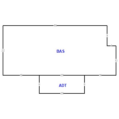Building layout (traversing data) of this property