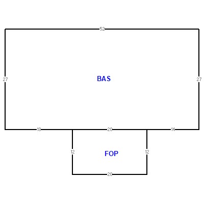 Building layout (traversing data) of this property