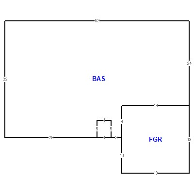 Building layout (traversing data) of this property