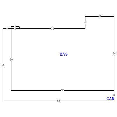 Building layout (traversing data) of this property