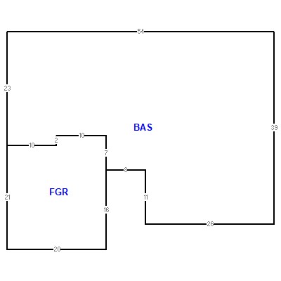 Building layout (traversing data) of this property