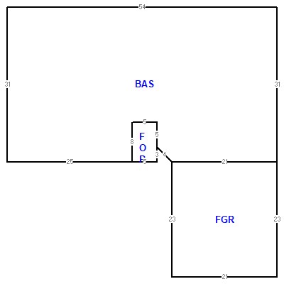 Building layout (traversing data) of this property