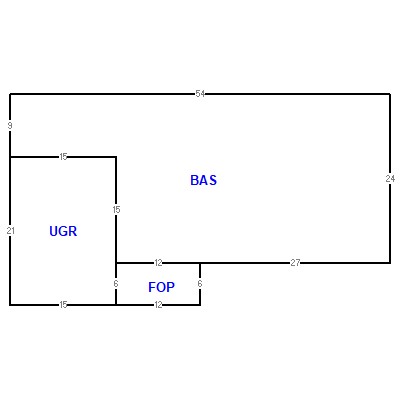 Building layout (traversing data) of this property