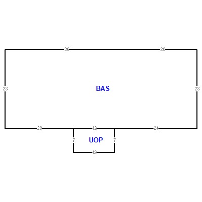 Building layout (traversing data) of this property