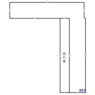Building layout (traversing data) of this property