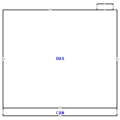 Building layout (traversing data) of this property