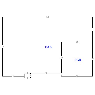 Building layout (traversing data) of this property