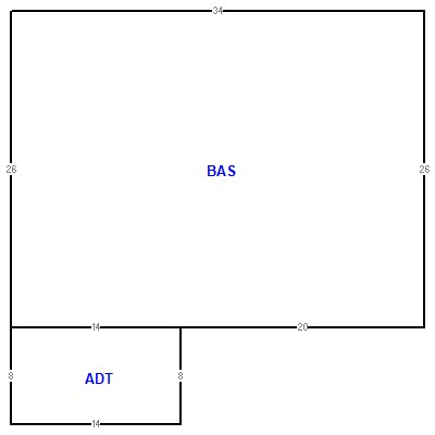 Building layout (traversing data) of this property