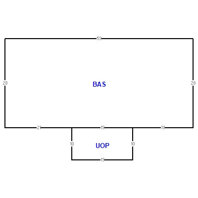 Building layout (traversing data) of this property