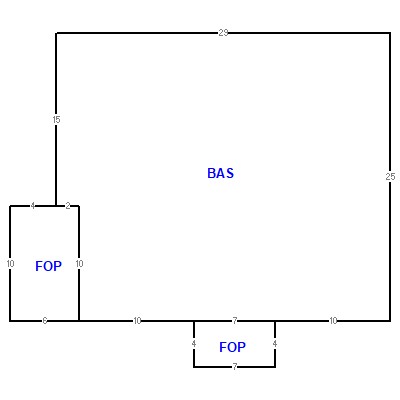 Building layout (traversing data) of this property