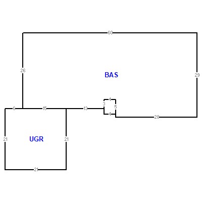 Building layout (traversing data) of this property