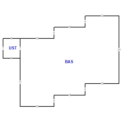 Building layout (traversing data) of this property