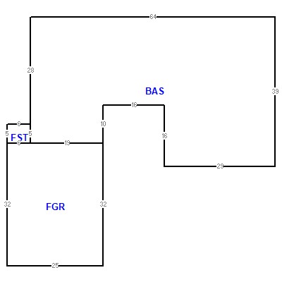Building layout (traversing data) of this property