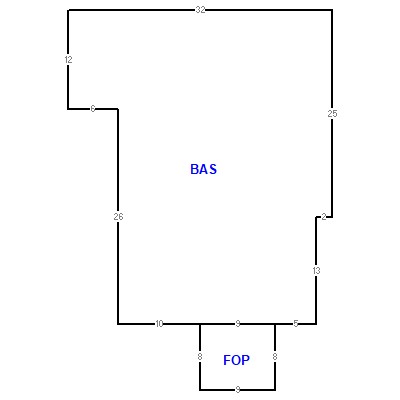 Building layout (traversing data) of this property