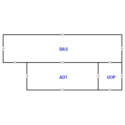 Building layout (traversing data) of this property
