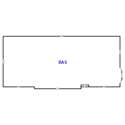 Building layout (traversing data) of this property