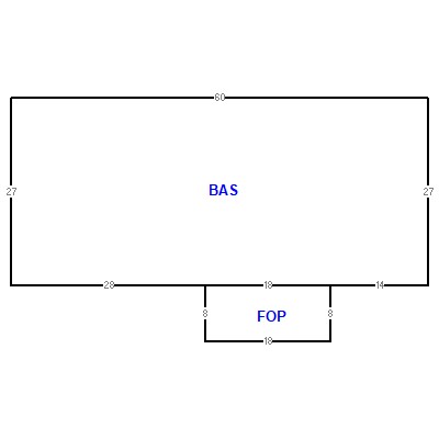 Building layout (traversing data) of this property