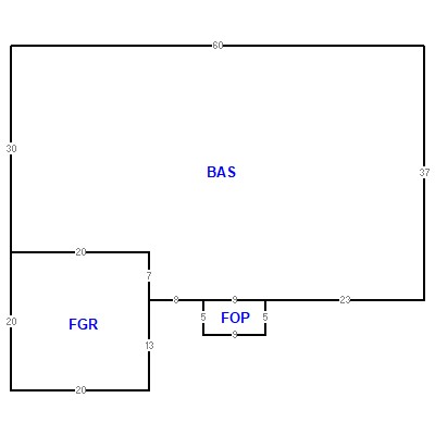 Building layout (traversing data) of this property