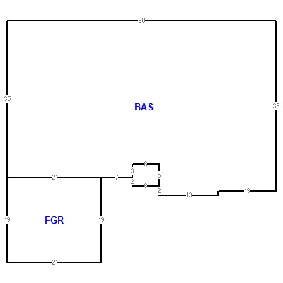 Building layout (traversing data) of this property