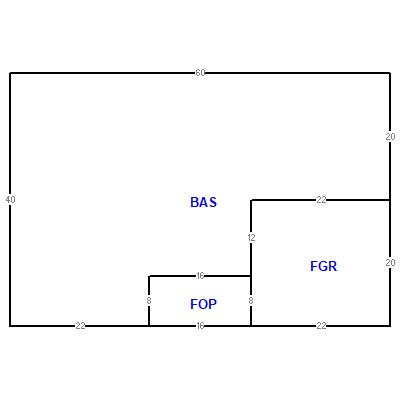 Building layout (traversing data) of this property