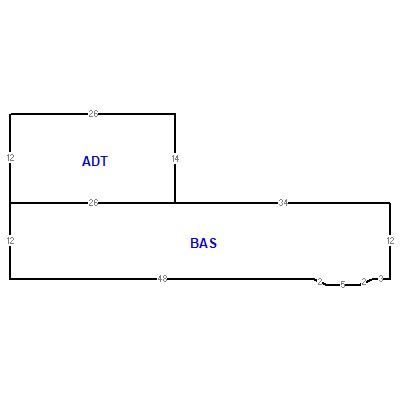 Building layout (traversing data) of this property