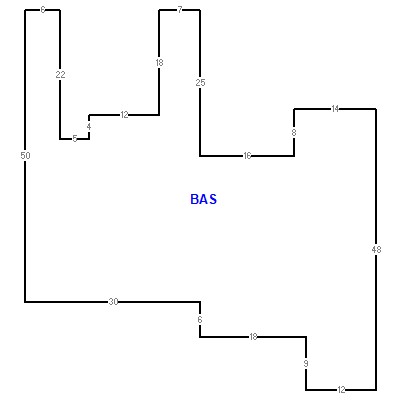 Building layout (traversing data) of this property