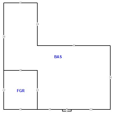 Building layout (traversing data) of this property